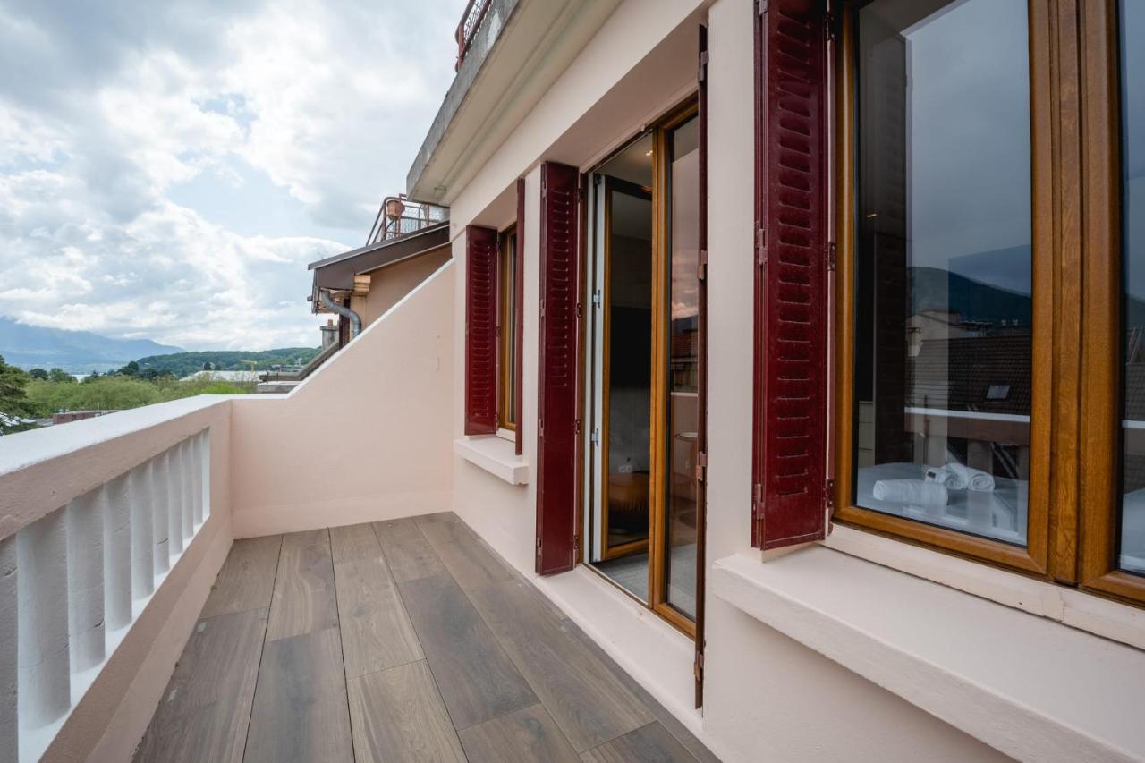 Le Nid Du Favre I - Charming Studio With Stunning Lake View Annecy Eksteriør bilde